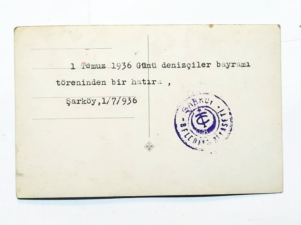 Şarköy Sandalcılar Derneği / 1936 Denizciler bayramı - Fotoğraf