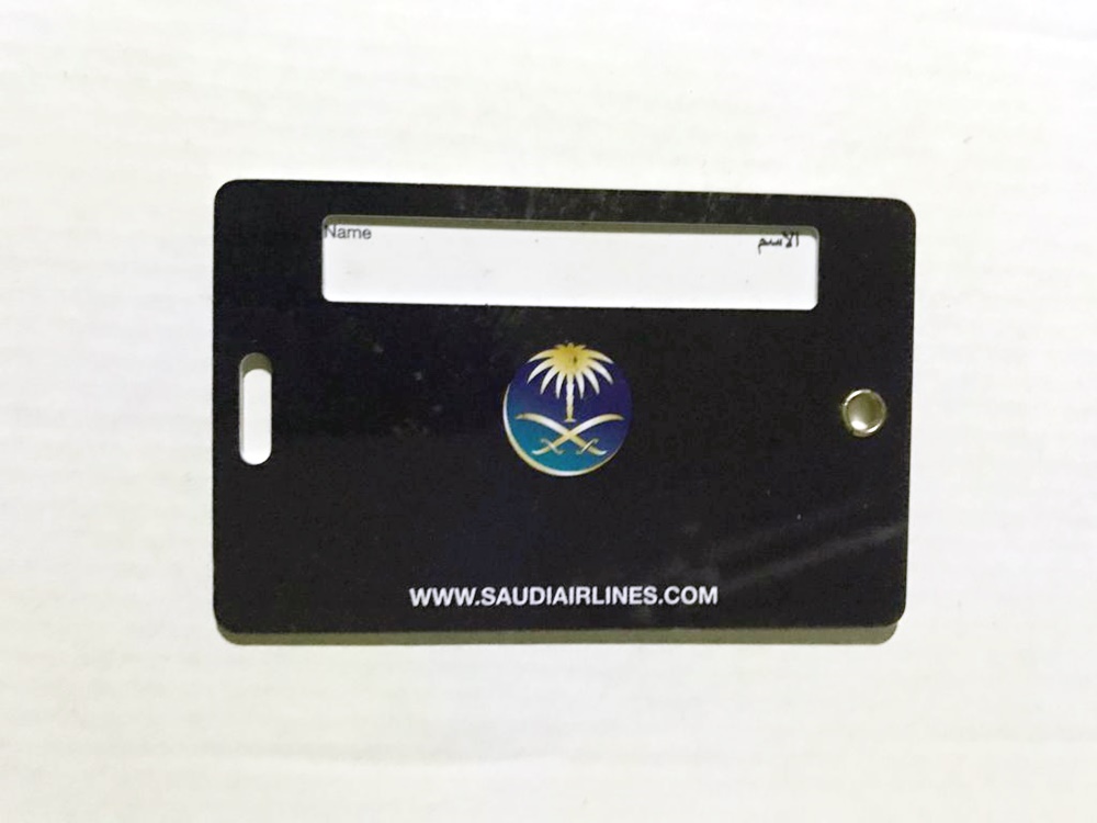 Saudi Arabian Airlines - Bagaj etiketi