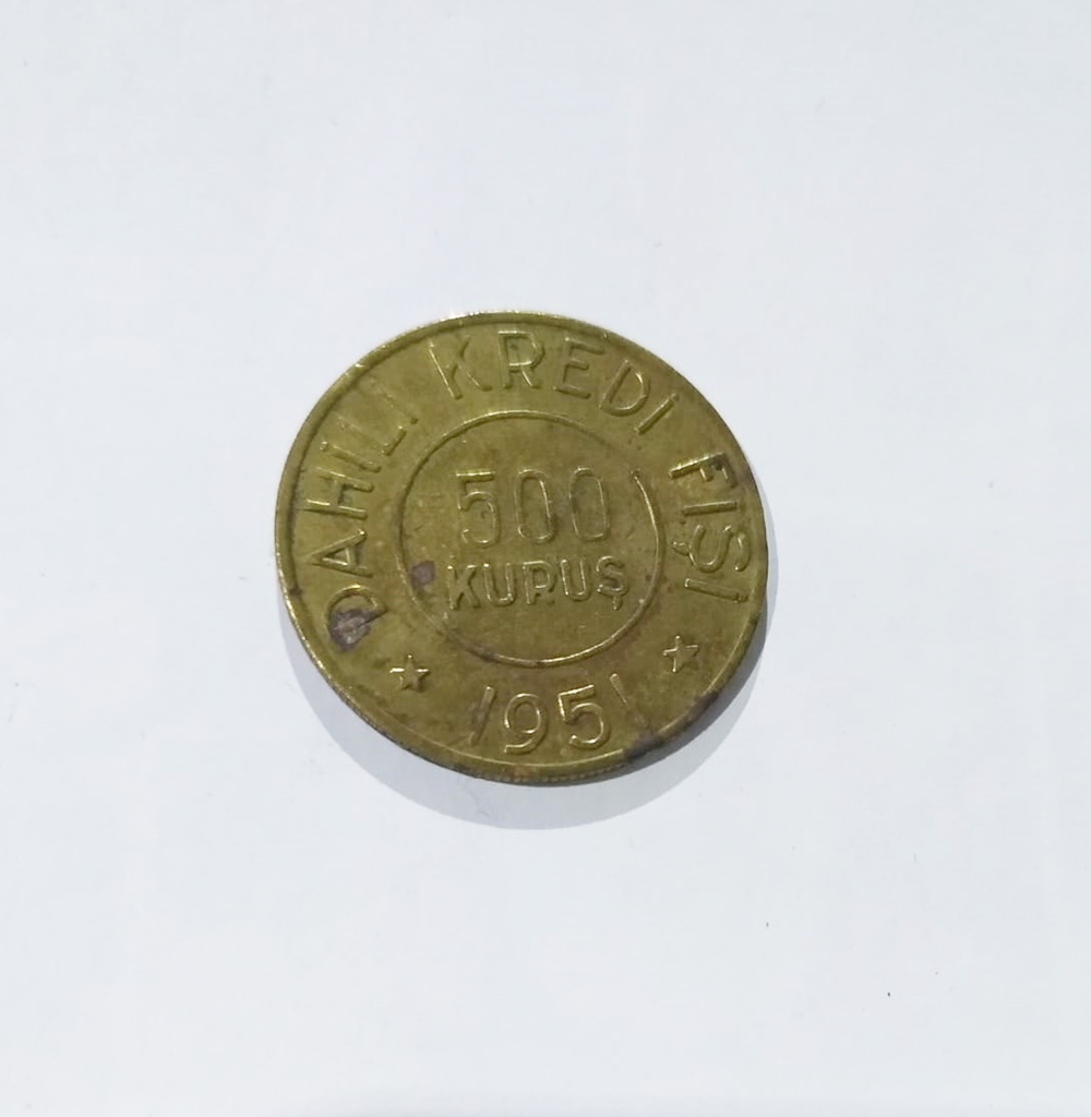 Sümerbank Merinos Fb. Kooperatifi 500 Kuruş Kredi Fişi 1951  