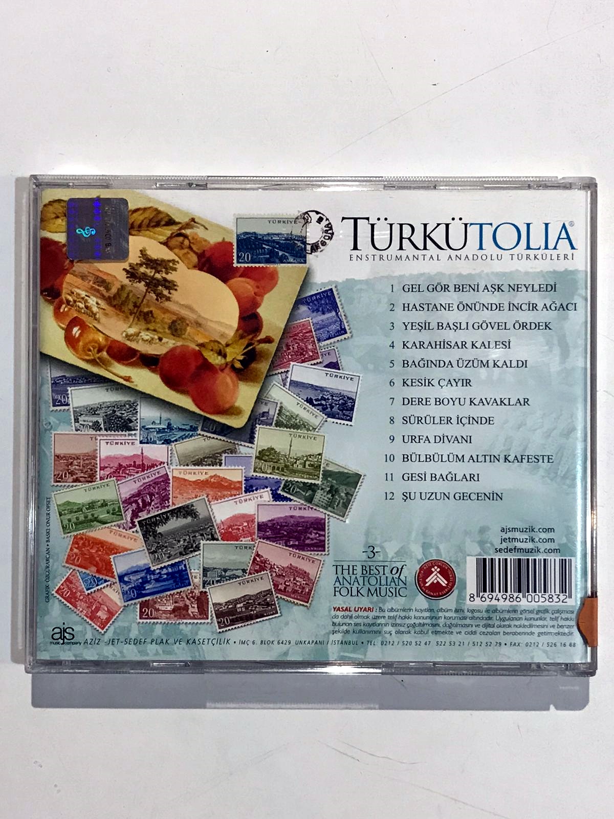 Türkütolia 3 / The Best Of Anatolian Folk Music - Cd