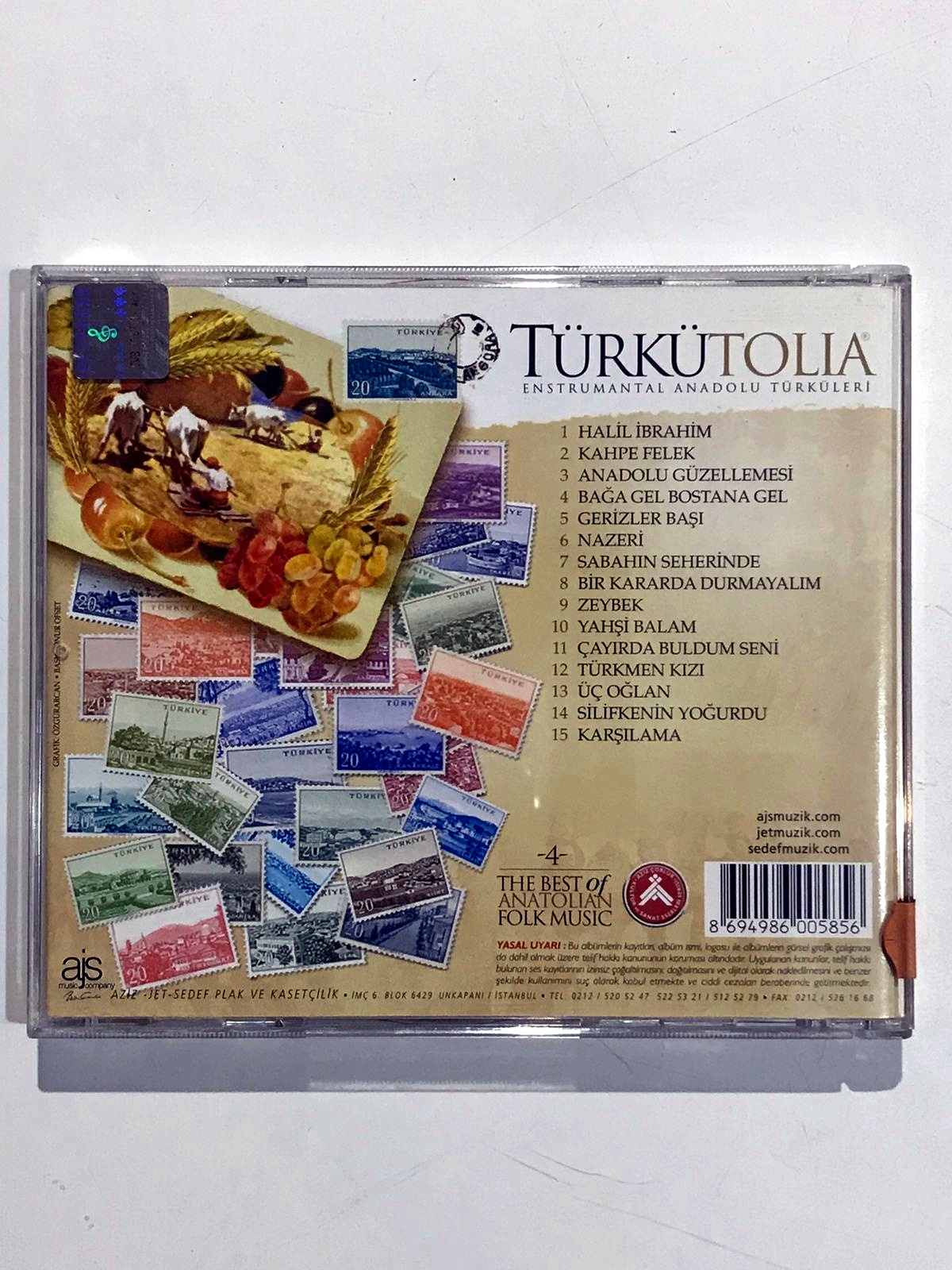 Türkütolia 4 / The Best Of Anatolian Folk Music - Cd