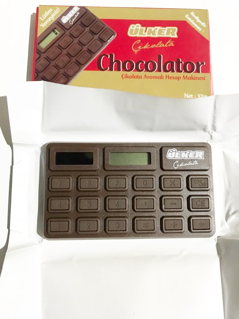 Ülker Chocolator - Çikolata formlu. hesap makinesi