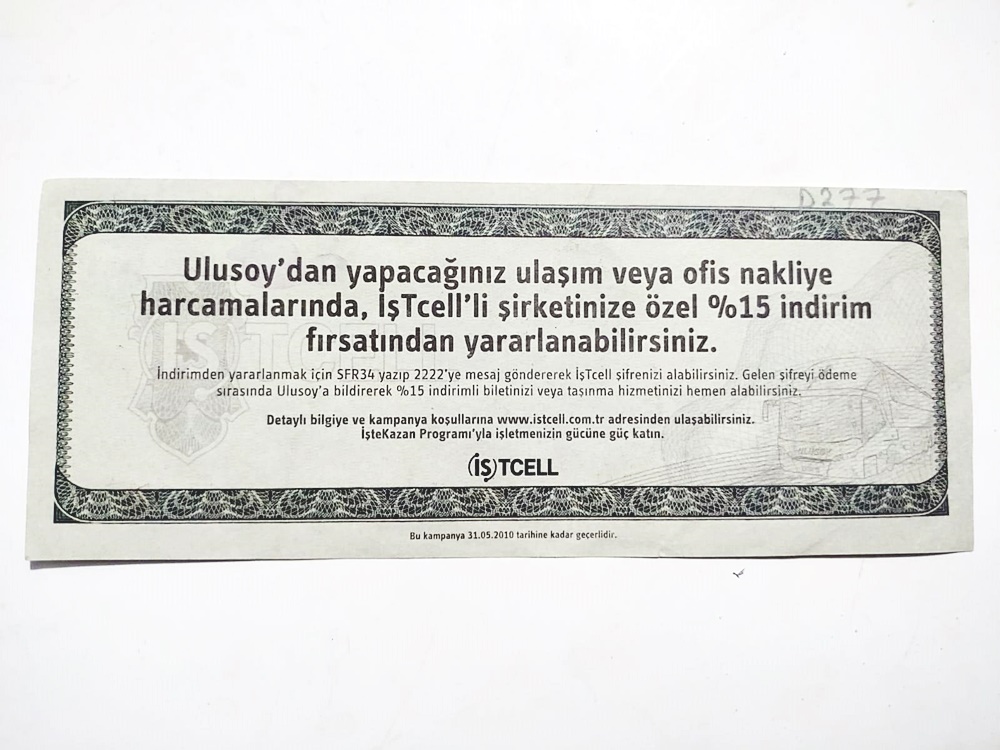 Ulusoy İştcell - Reklam parası