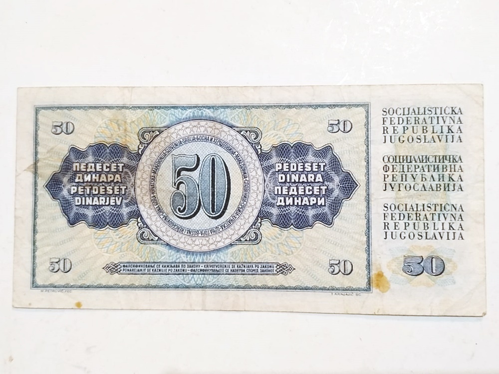 Yugoslavya 50 Dinar 1968 - Nümismatik