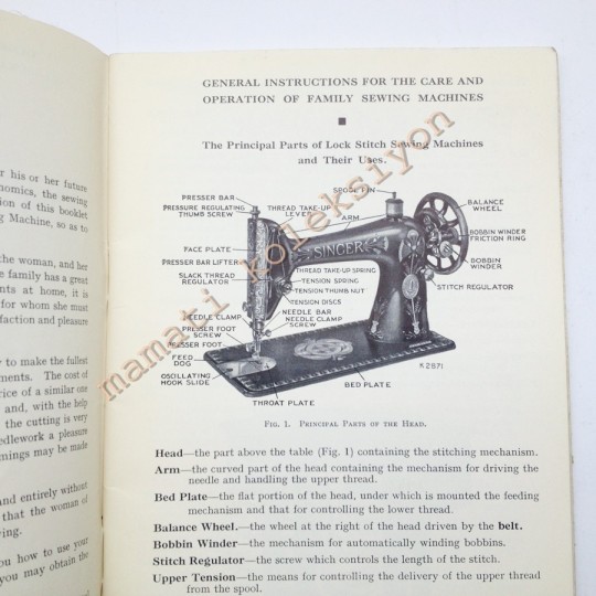 A manual of family sewing machines - SINGER - Kitap