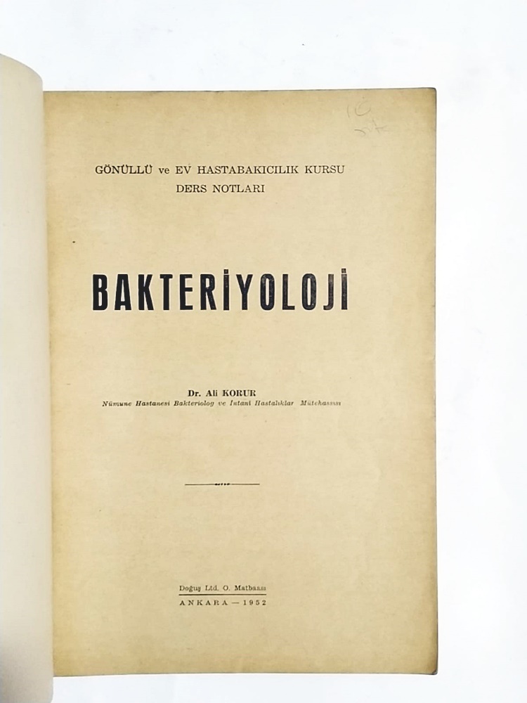 Bakteriyoloji / Dr. Ali KORUR - Kitap