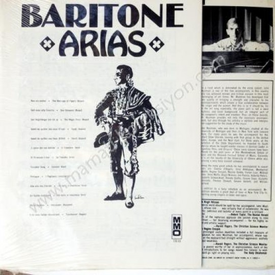 Accompaniments to Baritone Arias / John WUSTMAN, pianist - Plak