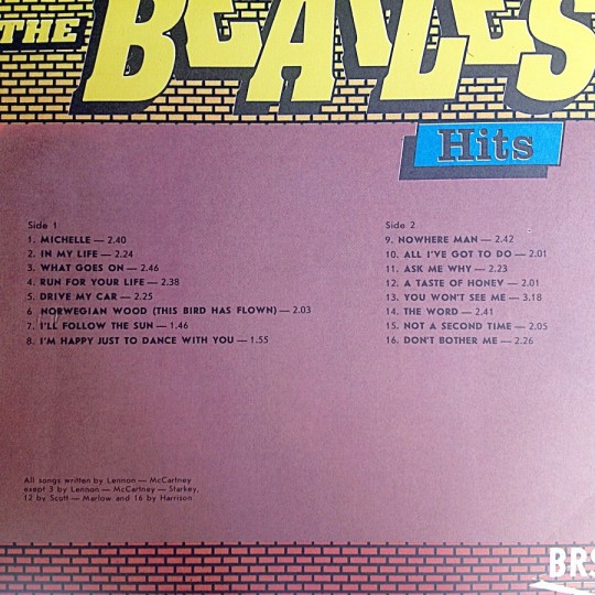 Beatles Hits / Rus baskı - Plak