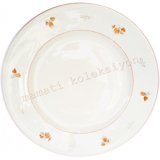 Beyoğlu Pastellas - Porselen büyük boy tabak  Çap:31 cm