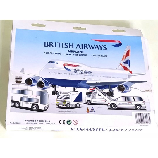British Airways / Die cast metal, new livery design, plastic parts - Oyuncak