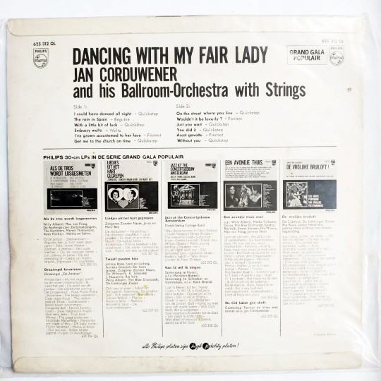 Dancing With My Fair Lady - Jan Corduwener  / Plak