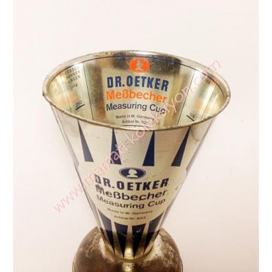 Dr. Oetker Mebbecher Measuring Cup,  Ölçü kabı Eski Mutfak aletleri Made in West Germany