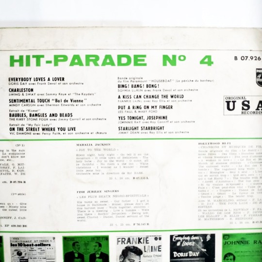 Exclusif Hit Parade No. 4 - Les 10 Best-Sellers  / Plak