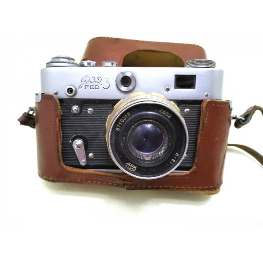 Fed 3 Sovyet dönemi fotoğraf makinesi - HALİYLE