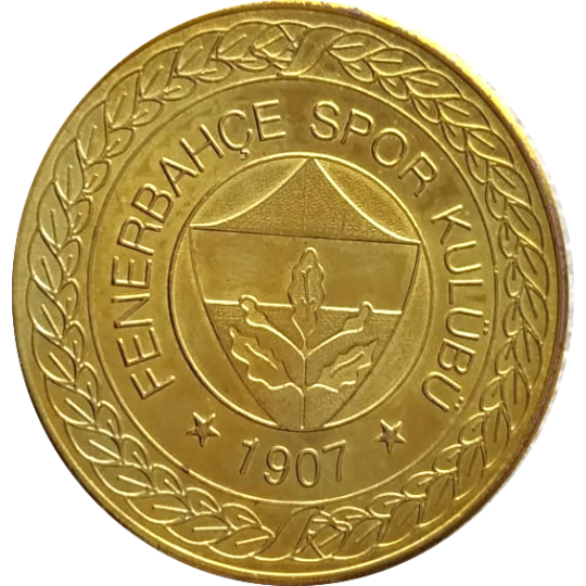 Fenerbahçe / Altın görünümlü hatıra madalyon