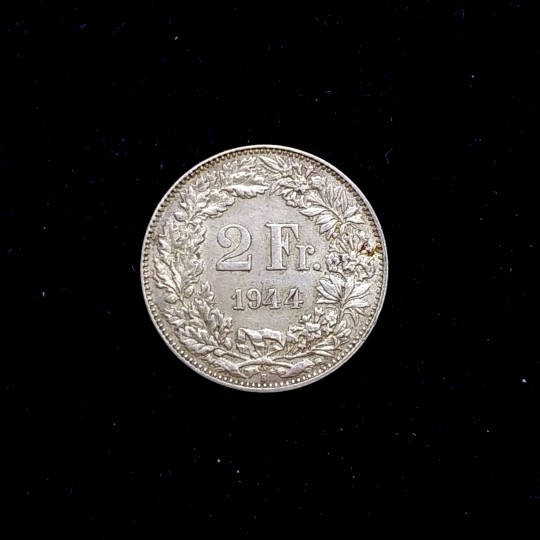 İsveç 2 Frank 1944 Gümüş - Nümismatik