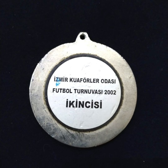 İzmir Kuaförler ve Manikürcüler derneği - Futbol turnuvası ikincisi / Madalya  