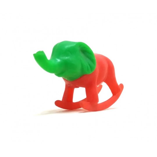Kırmızı yeşil sallanan fil / Oyuncak