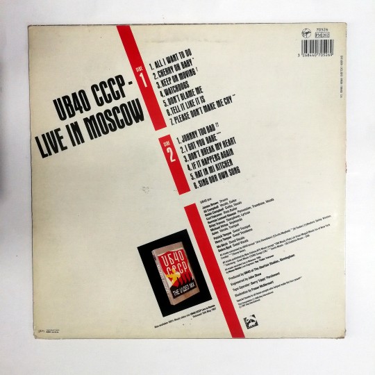 Live In Moscow / UB40 CCCP - Plak