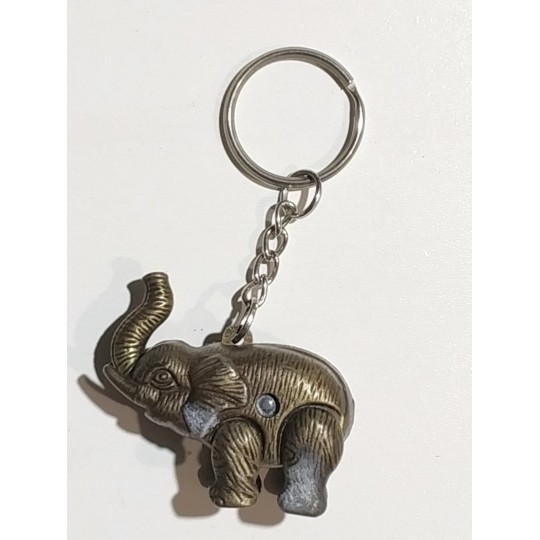 Metal hareketli fil - Anahtarlık