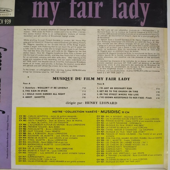 My fair Lady - Film müzikleri