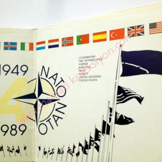 NATO - 1949 - 1989 - 40 years of annes de Peace Paix 33 devir plak - Plak