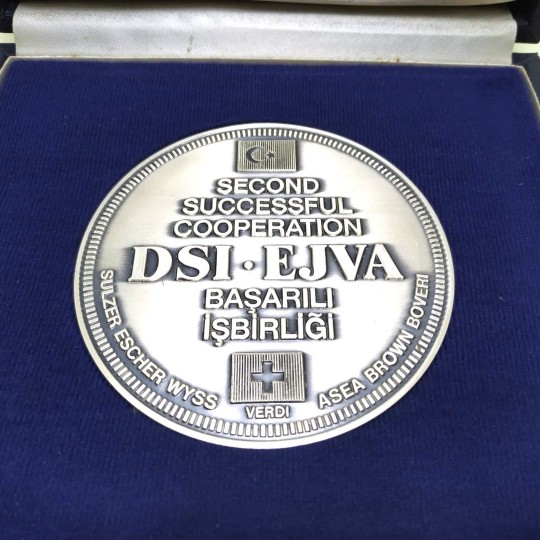 Second successful Cooperation DSI - EJVA Başarılı işbirliği - Madalya