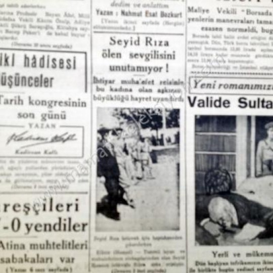 Seyit Rıza haberli, Son Posta gazetesi Dersim isyanı, Seyit Rıza, Türk Dil Bayramı 1936-09-26T00:00:00.000 - Efemera