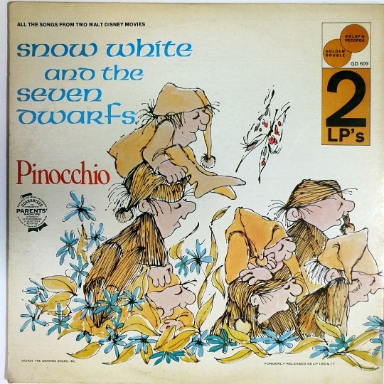 Snow White and the Seven Dwarfs - Pinocchio / 2LP  / Plak