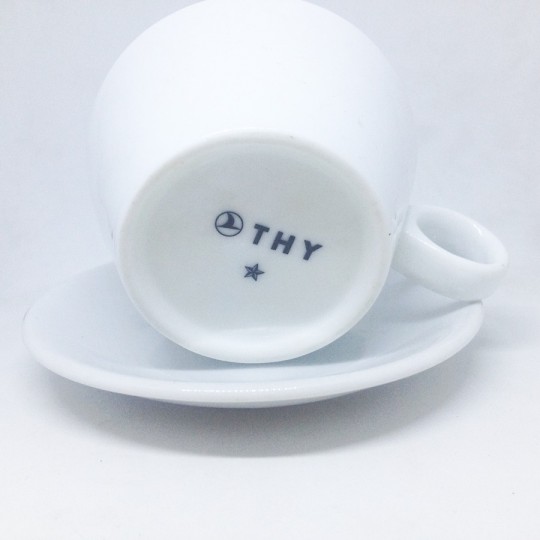 T.H.Y. Türk Hava Yolları - Porselen kahve fincanı