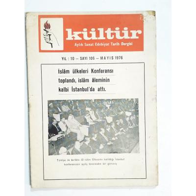 Kültür Dergisi Sayı:106 / 1976 - Dergi