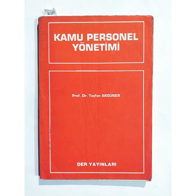 Kamu Personel Yönetimi / Tayfun AKGÜNER - Kitap