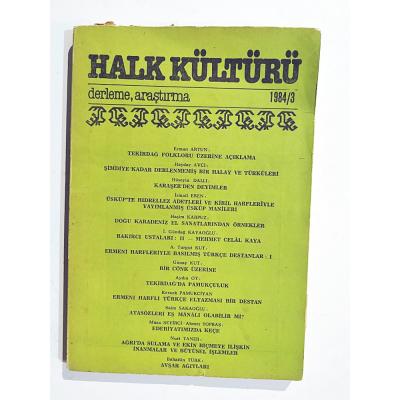 Halk Kültürü dergisi 1984/3 - Dergi