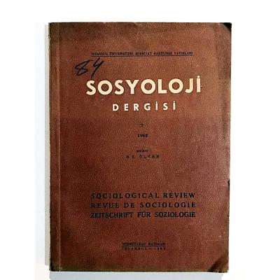 Sosyoloji Dergisi 7 / 1952 - Kitap