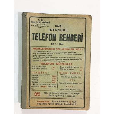 Telefon Rehberi / İstanbul 1942 - Kitap