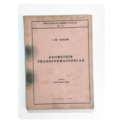 Geometrik Transformasyonlar / I. M. YAGLOM - Kitap