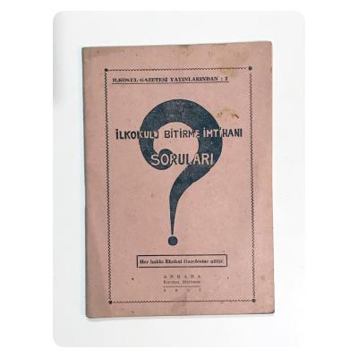 İlkokulu Bitirme İmtihanı Soruları 1957 - Kitap