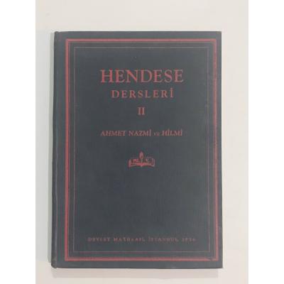 Hendese Dersleri 2 / Ahmet NAZMİ - Kitap