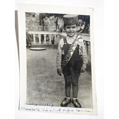 1953 tarihli - Sünnet çocuğu / 7,5x10,5 fotoğraf