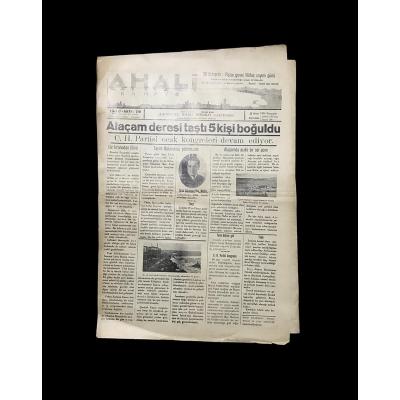 Ahali Karadeniz Samsun Gazetesi 20 İlkteşrin 1935 - Gazete