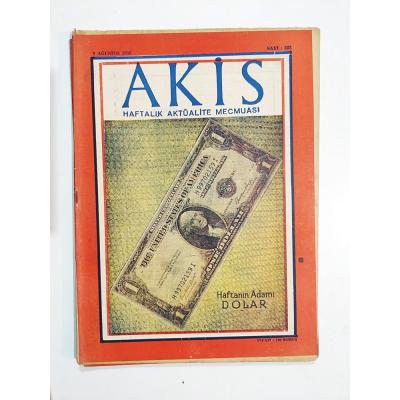 Akis Haftalık Aktüalite Mecmuası 1958 Sayı:222 - Dergi