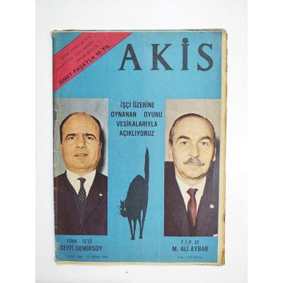 Akis dergisi Sayı:565 / Seyfi DEMİRSOY, M. Ali AYBAR - Dergi