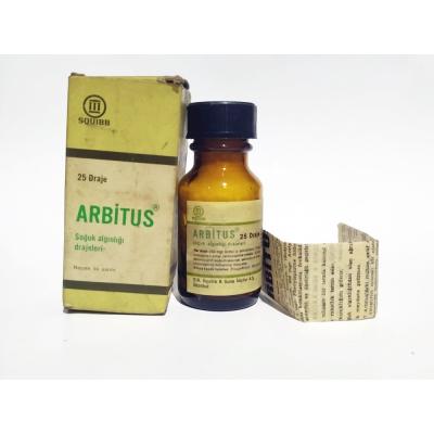Arbitus / Squibb İlaçları - Eski İlaç Şişeleri