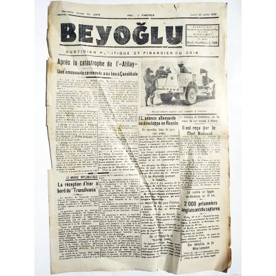 Beyoğlu 20 juin 1942 - Eski Gazete