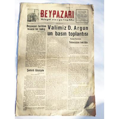 Beypazarı vilayet olmaya layıktır - Gazete 28 Ocak 1959 