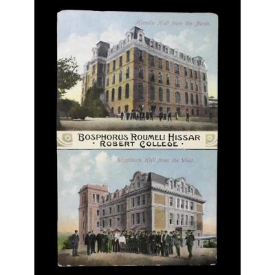 Bosphorus Roumeli Hissar Robert College - Max FRUCHTERMANN kartpostal