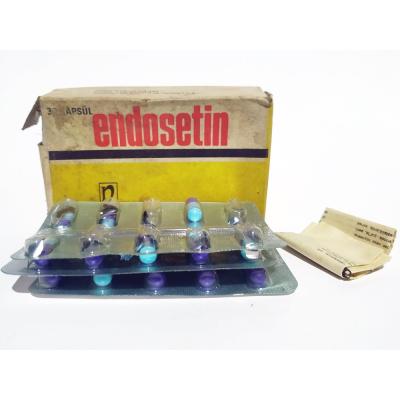 Endosetin / Nobel İlaç - Eski İlaç Kutuları