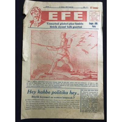 İzmir Efe gazetesi, Sayı:3 - 18 Temmuz 1936  
