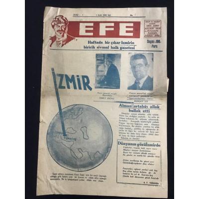 İzmir Efe gazetesi, Sayı:9 - 1 Eylül 1936 
