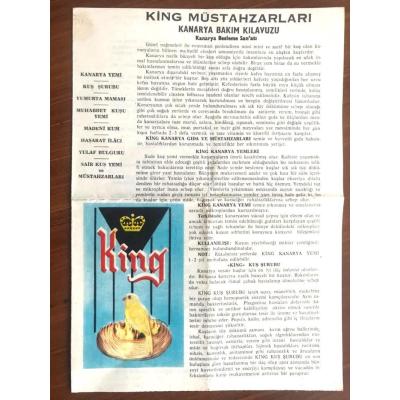 King Müstahzarları - Kanarya bakım kılavuzu